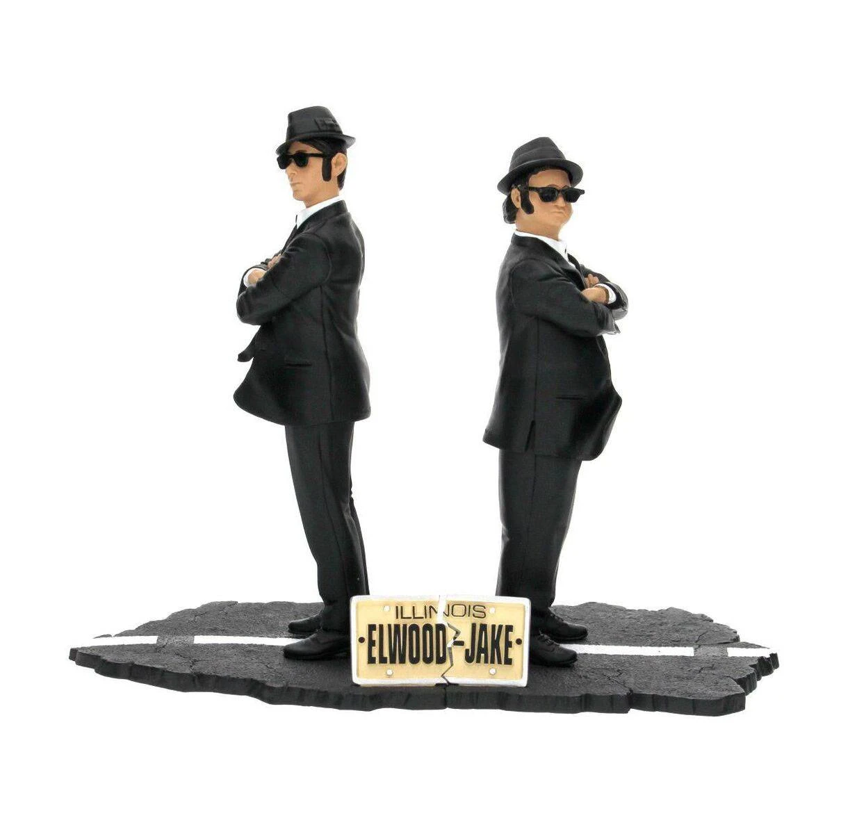 Blues Brothers Movie Icons Statuen Doppelpack Jake & Elwood